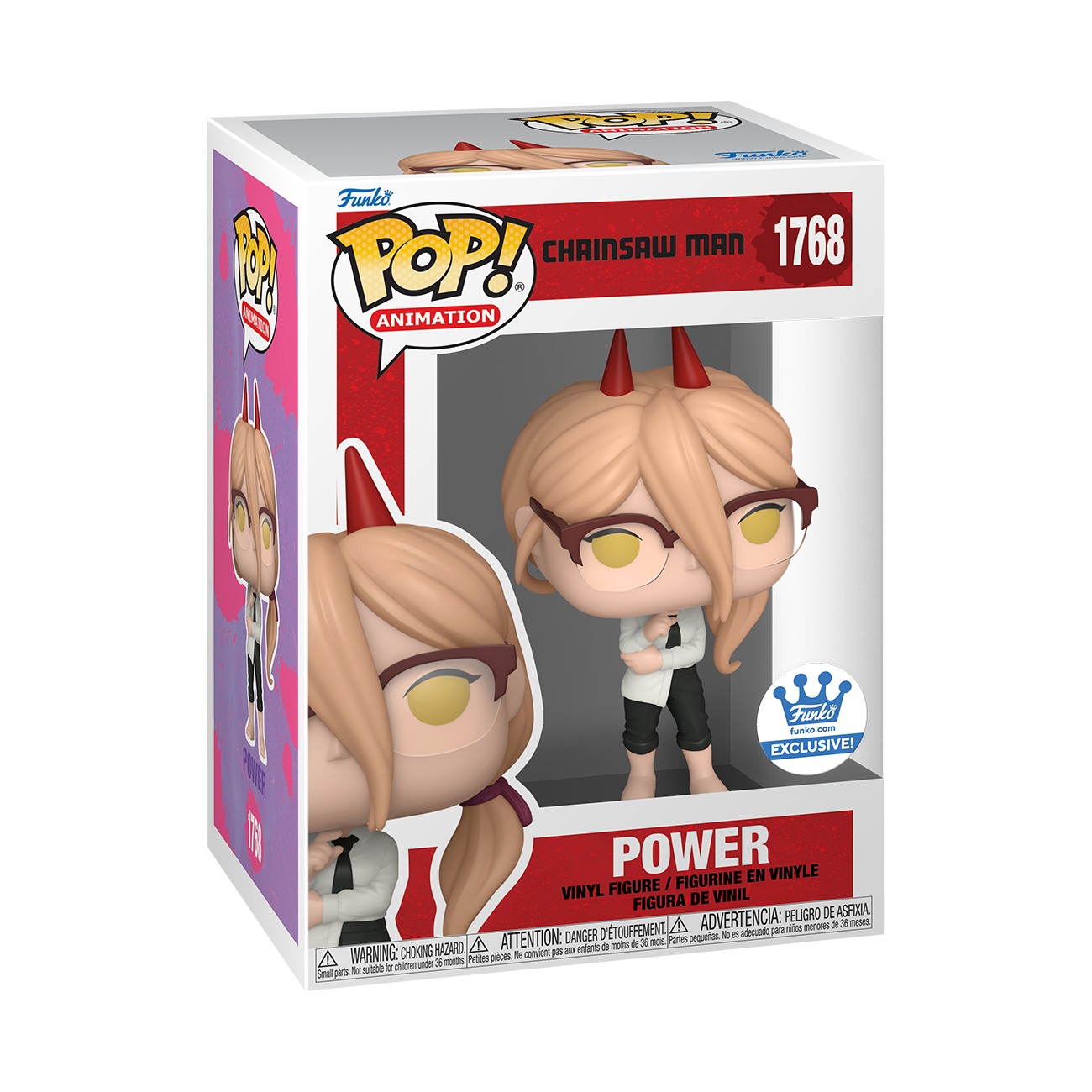 Funko Pop chainsaw man power with glasses 