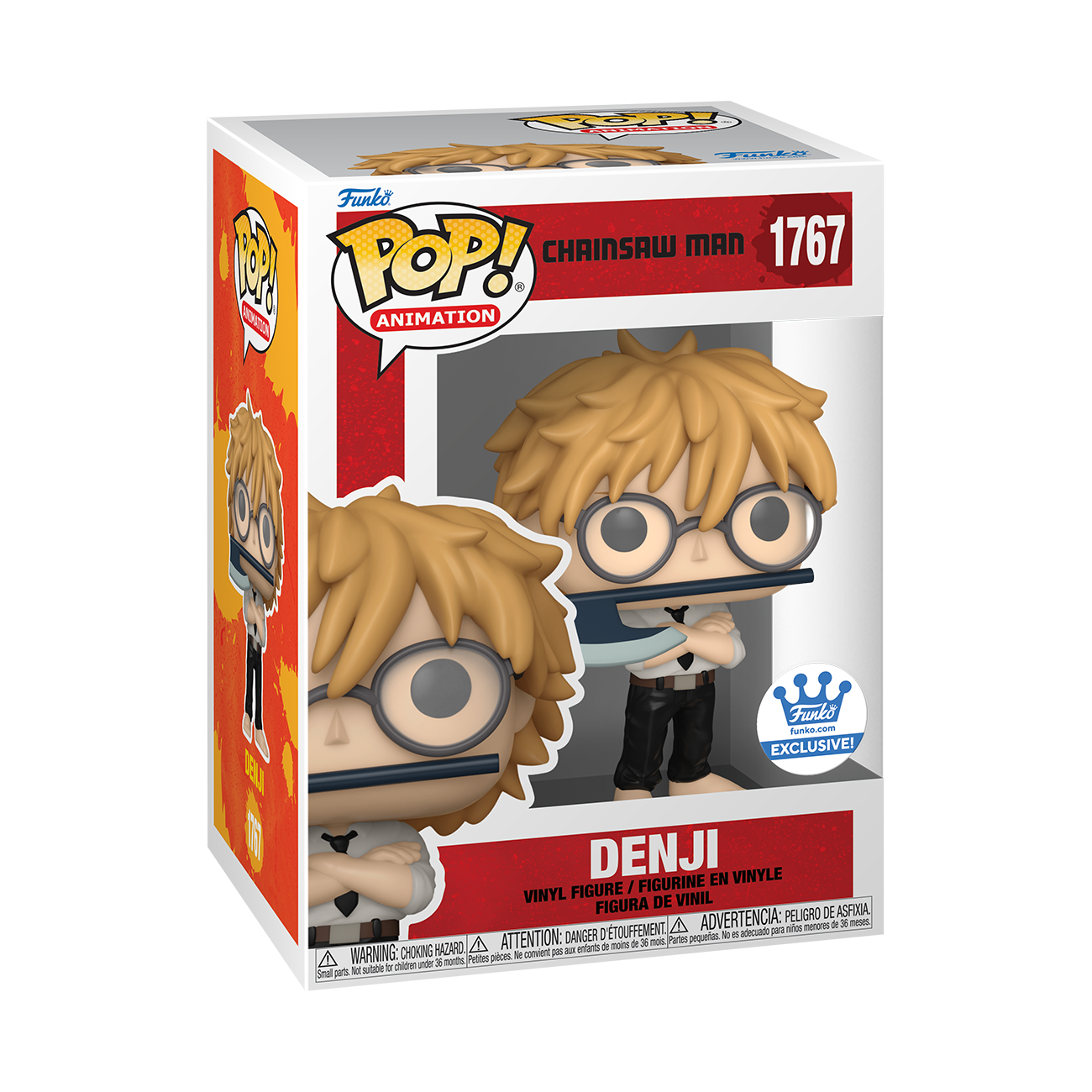 Funko Pop chainsaw man denji with glasses