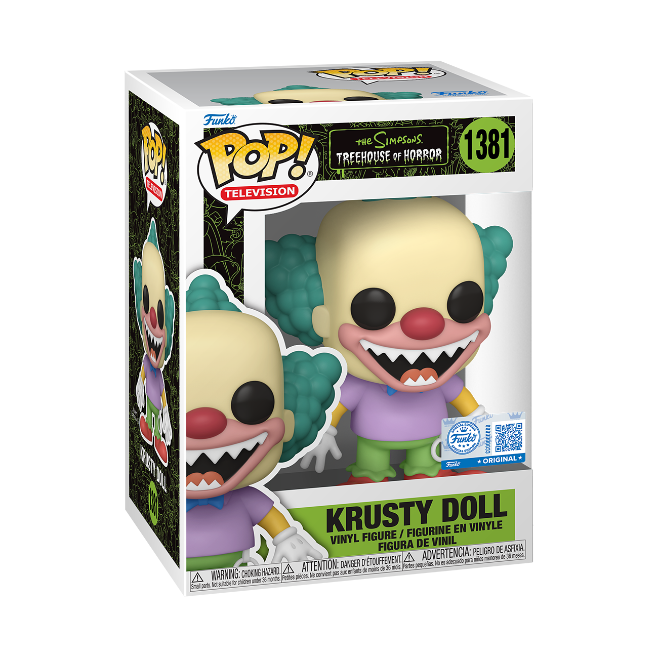 Funko pop the Simpsons krusty doll ￼