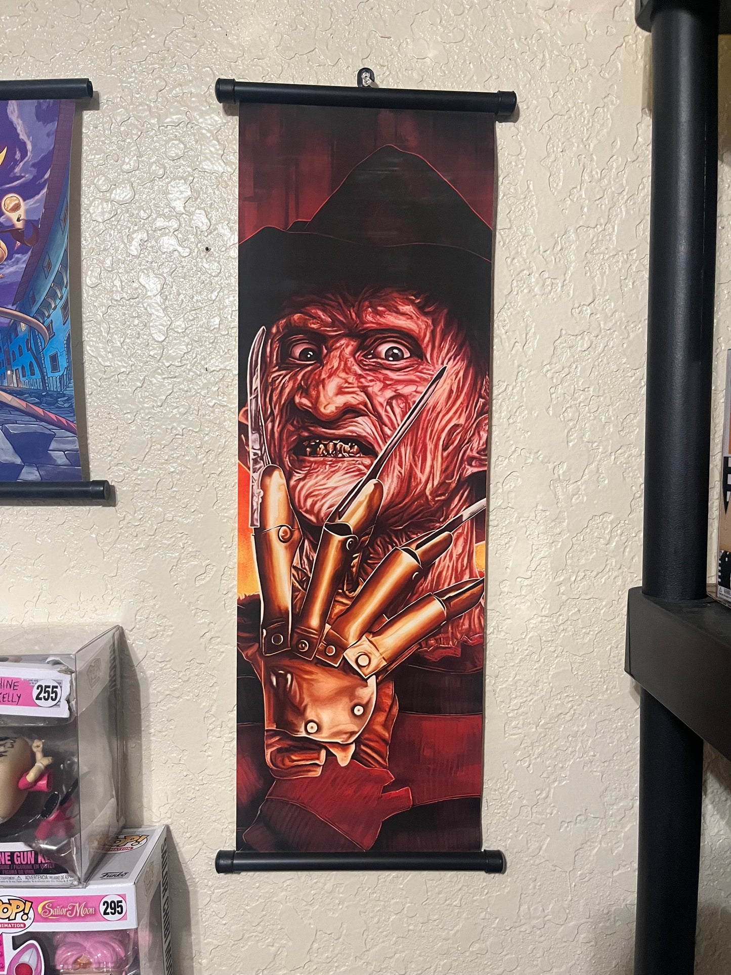 Wall scroll - horror - Freddy Krueger