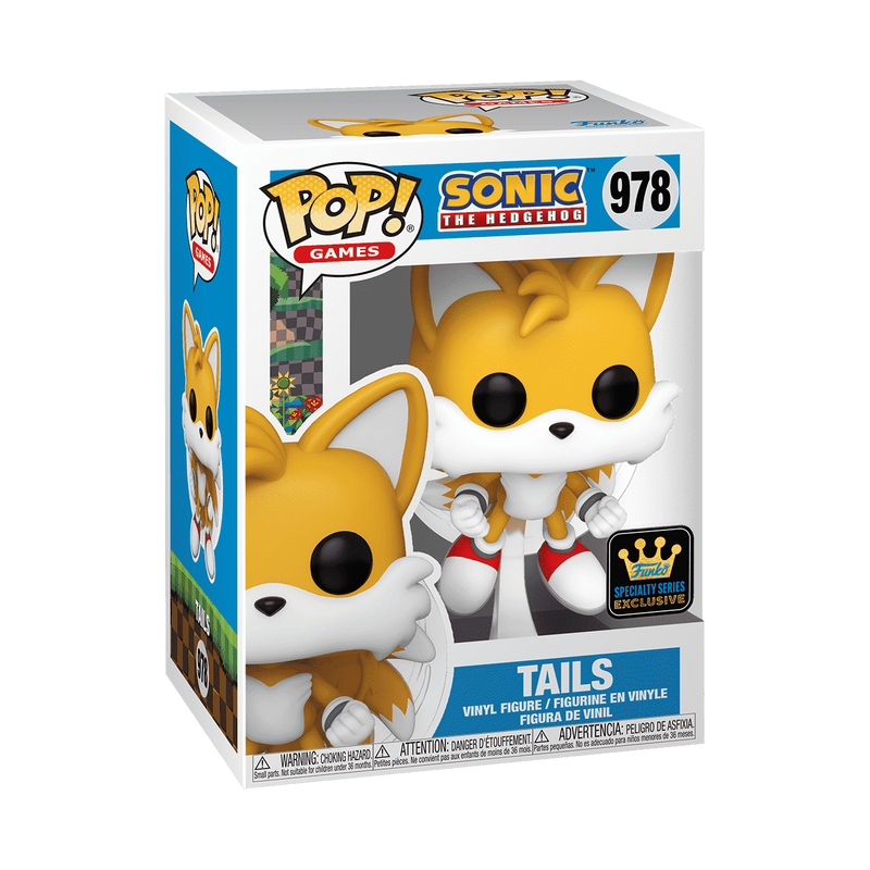 Funko Pop! Tails flying 978 animation